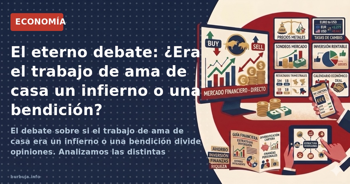 El debate sobre si el trabajo de ama de casa era un infierno o una bendición divide opiniones. Analizamos las distintas visio