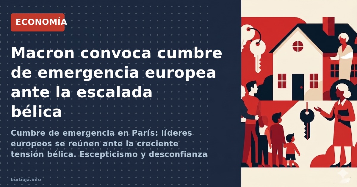 Cumbre de emergencia en París: líderes europeos se reúnen ante la creciente tensión bélica. Escepticismo y desconfianza marca