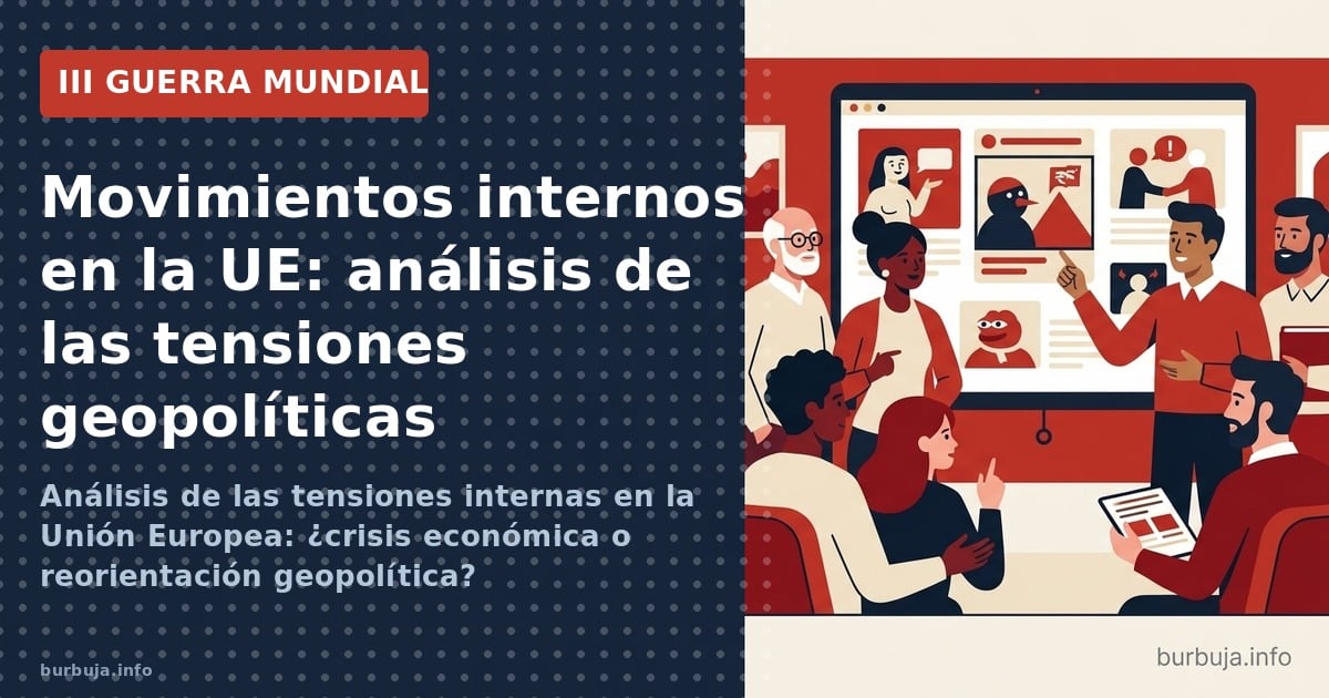 Análisis de las tensiones internas en la Unión Europea: ¿crisis económica o reorientación geopolítica?