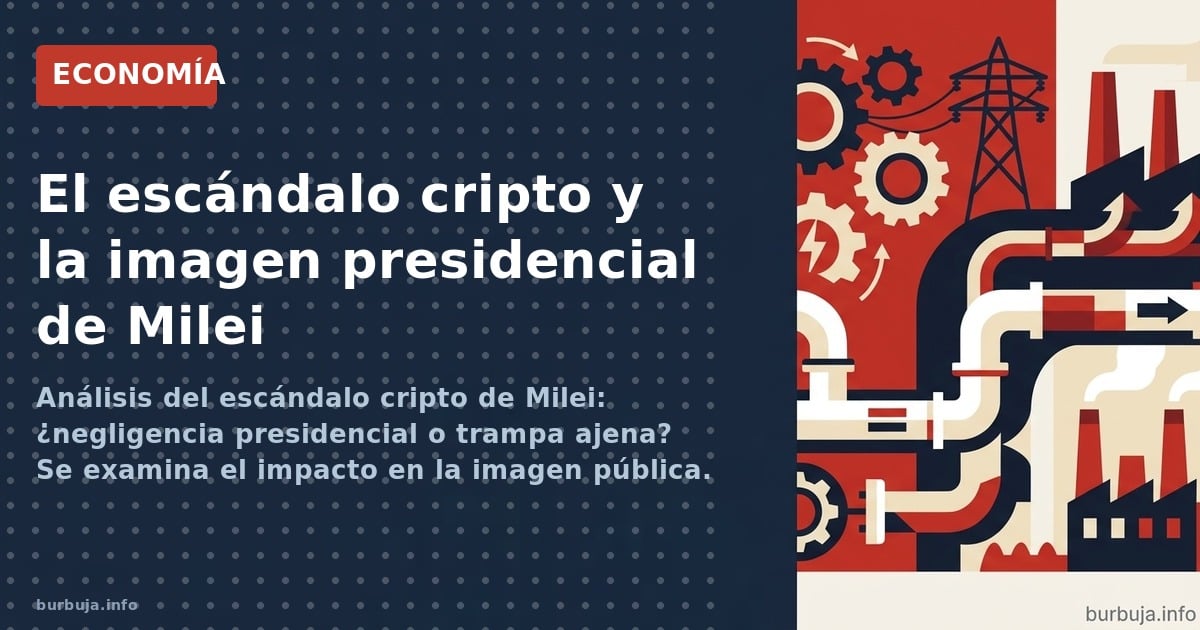 Análisis del escándalo cripto de Milei: ¿negligencia presidencial o trampa ajena? Se examina el impacto en la imagen pública.