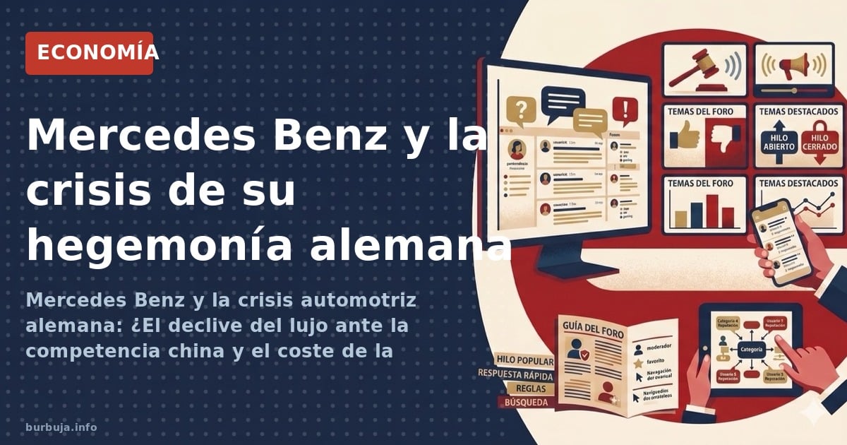 Mercedes Benz y la crisis automotriz alemana: ¿El declive del lujo ante la competencia china y el coste de la electrificación