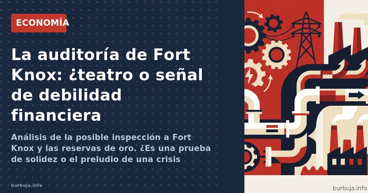 Análisis de la posible inspección a Fort Knox y las reservas de oro. ¿Es una prueba de solidez o el preludio de una crisis fi