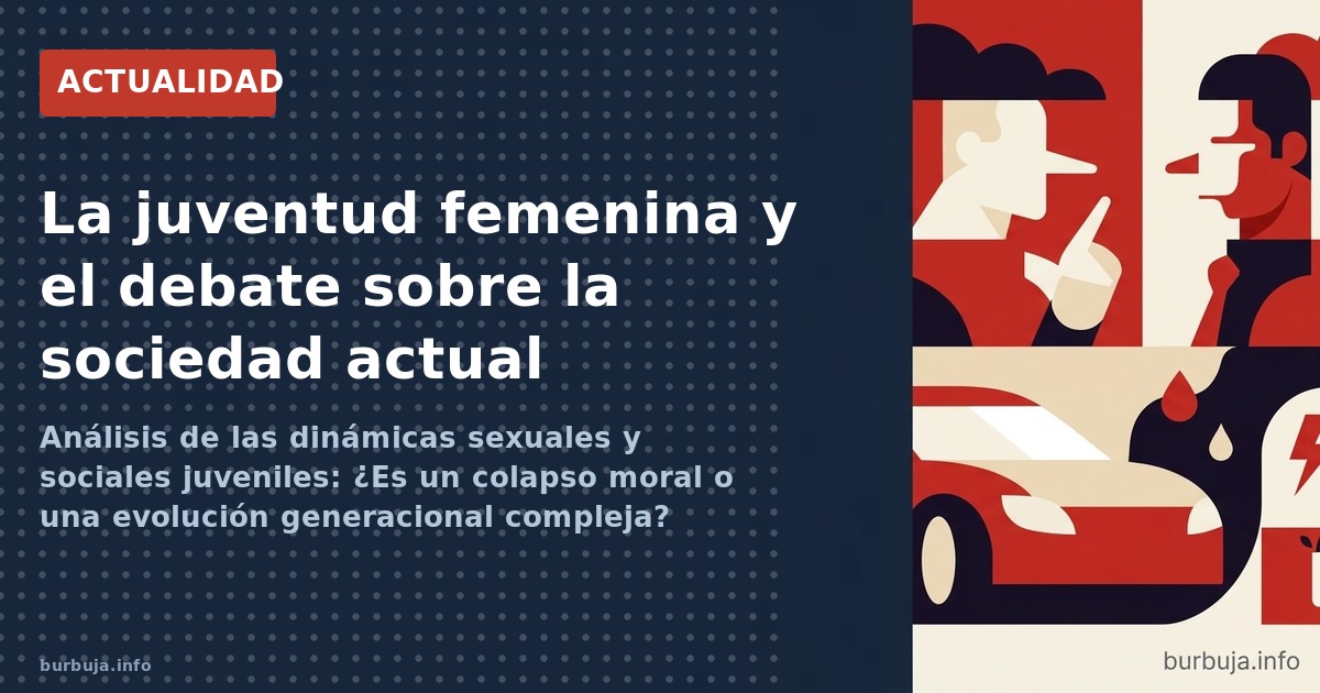 Análisis de las dinámicas sexuales y sociales juveniles: ¿Es un colapso moral o una evolución generacional compleja?