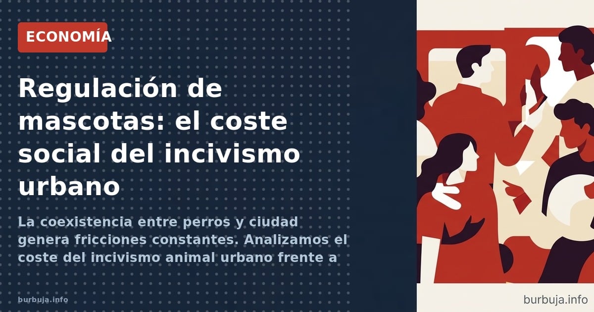 Regulación de mascotas: el coste social del incivismo urbano