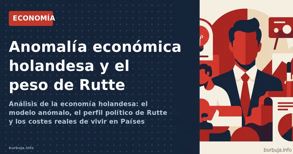 Análisis de la economía holandesa: el modelo anómalo, el perfil político de Rutte y los costes reales de vivir en Países Bajo