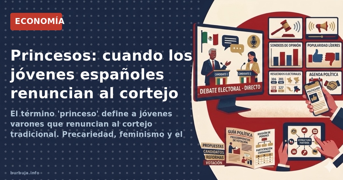 El término 'princeso' define a jóvenes varones que renuncian al cortejo tradicional. Precariedad, feminismo y el experimento 