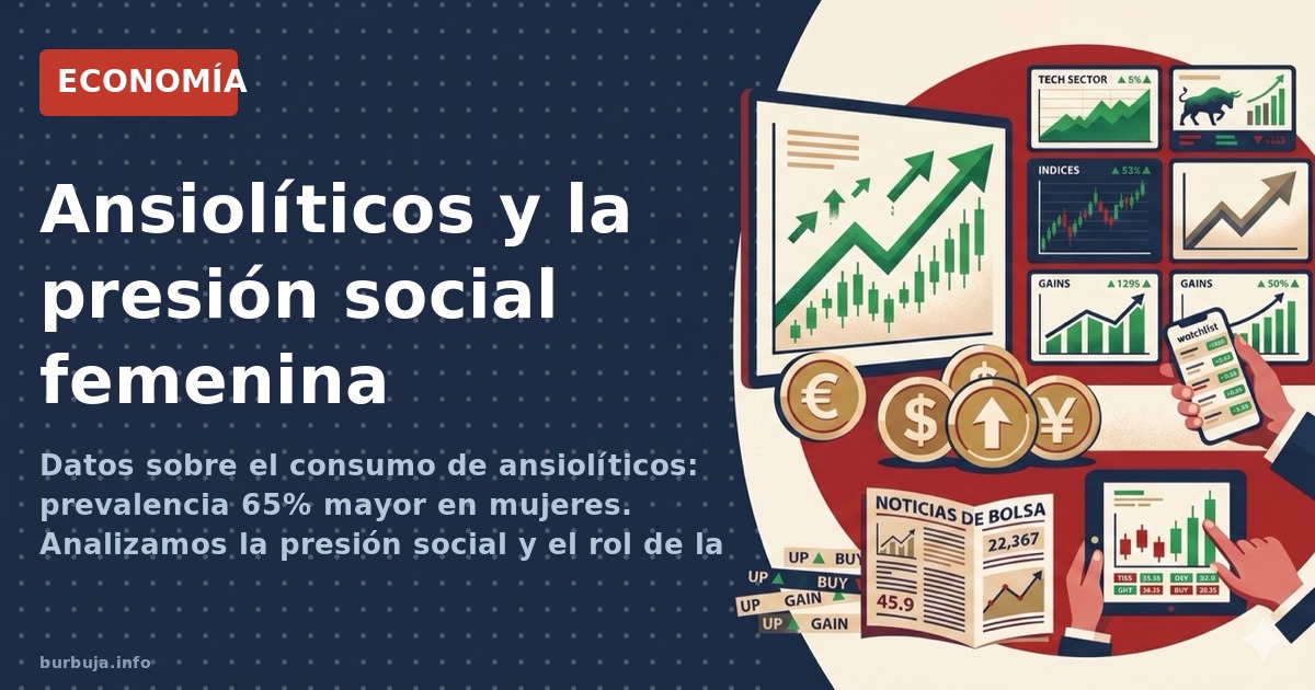 Datos sobre el consumo de ansiolíticos: prevalencia 65% mayor en mujeres. Analizamos la presión social y el rol de la industr