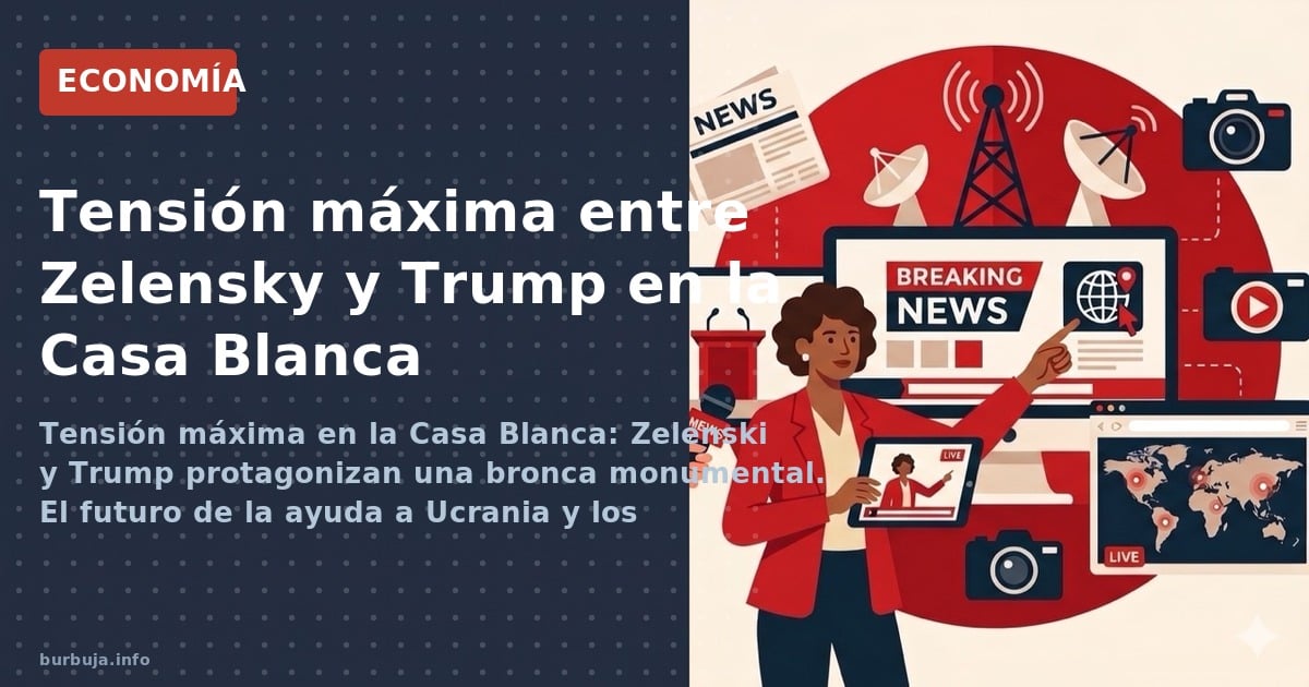 Tensión máxima en la Casa Blanca: Zelenski y Trump protagonizan una bronca monumental. El futuro de la ayuda a Ucrania y los 