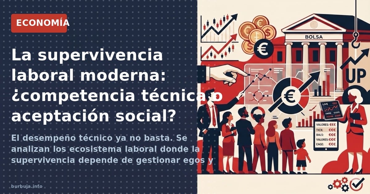 La supervivencia laboral moderna: ¿competencia técnica o aceptación social?