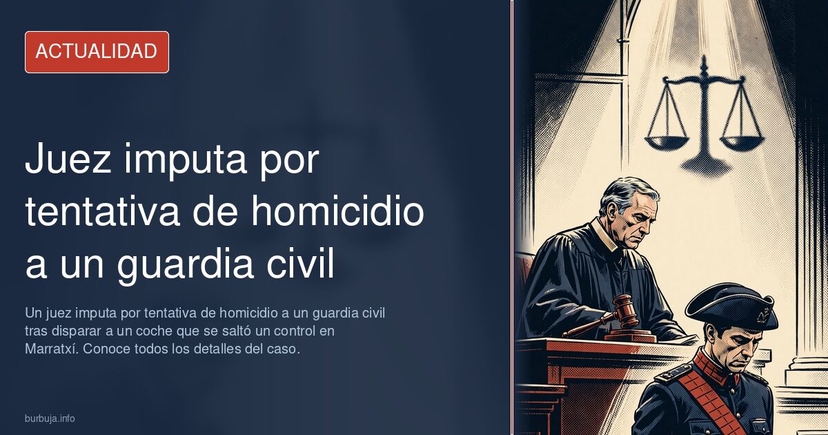 Un juez imputa por tentativa de homicidio a un guardia civil tras disparar a un coche que se saltó un control en Marratxí. Co