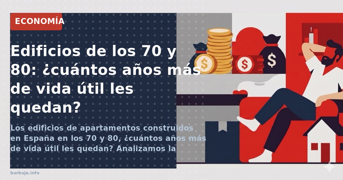 Los edificios de apartamentos construidos en España en los 70 y 80, ¿cuántos años más de vida útil les quedan? Analizamos la 