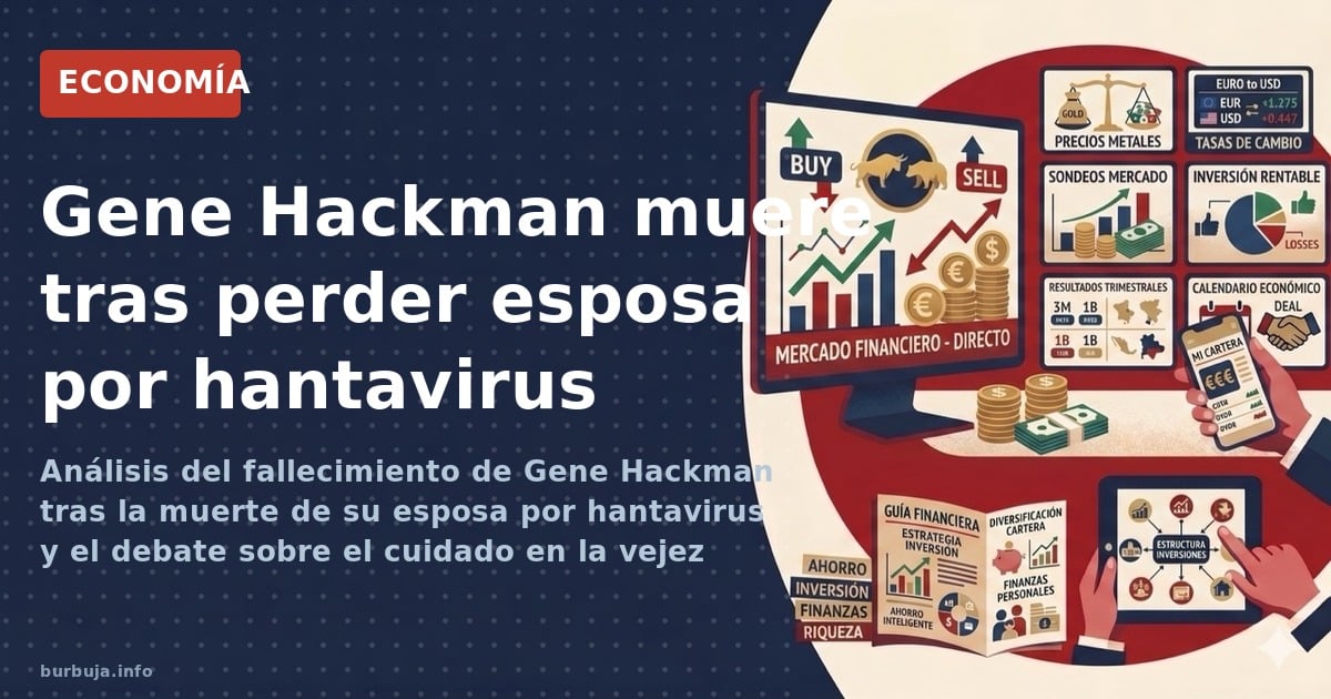 Análisis del fallecimiento de Gene Hackman tras la muerte de su esposa por hantavirus y el debate sobre el cuidado en la veje