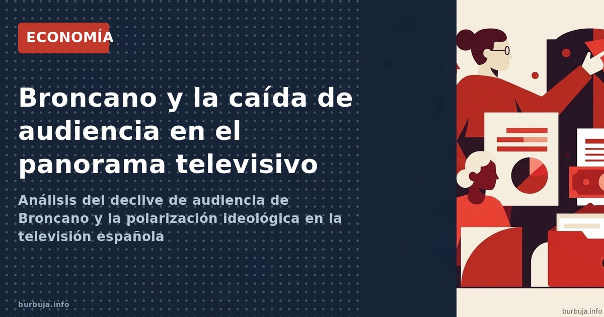 Análisis del declive de audiencia de Broncano y la polarización ideológica en la televisión española