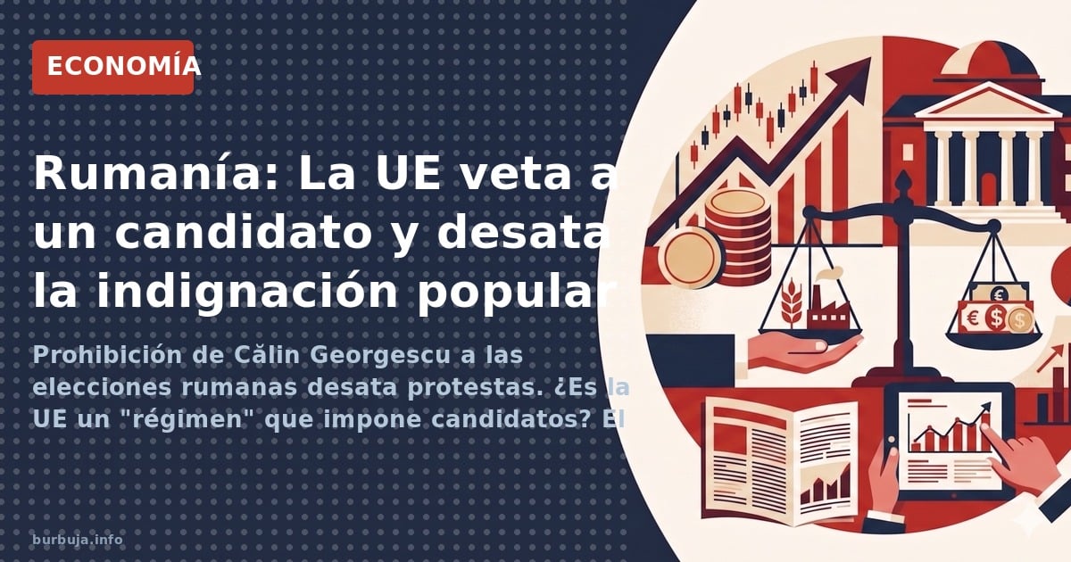 Prohibición de Călin Georgescu a las elecciones rumanas desata protestas. ¿Es la UE un "régimen" que impone candidatos? El pu