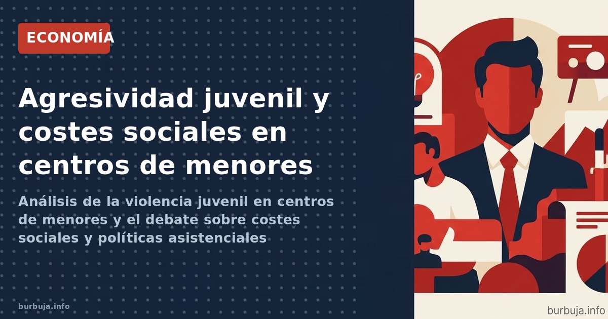 Análisis de la violencia juvenil en centros de menores y el debate sobre costes sociales y políticas asistenciales