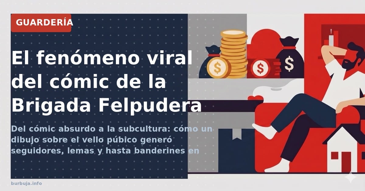 Un cómic gore sobre una guerra púbica donde el vello decide quién vive. El autor, autoproclamado líder de la Brigada Felpuder
