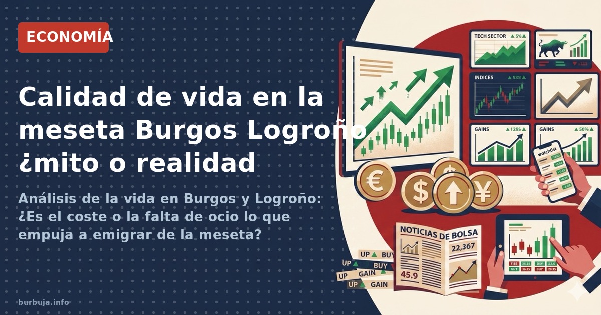 Análisis de la vida en Burgos y Logroño: ¿Es el coste o la falta de ocio lo que empuja a emigrar de la meseta?
