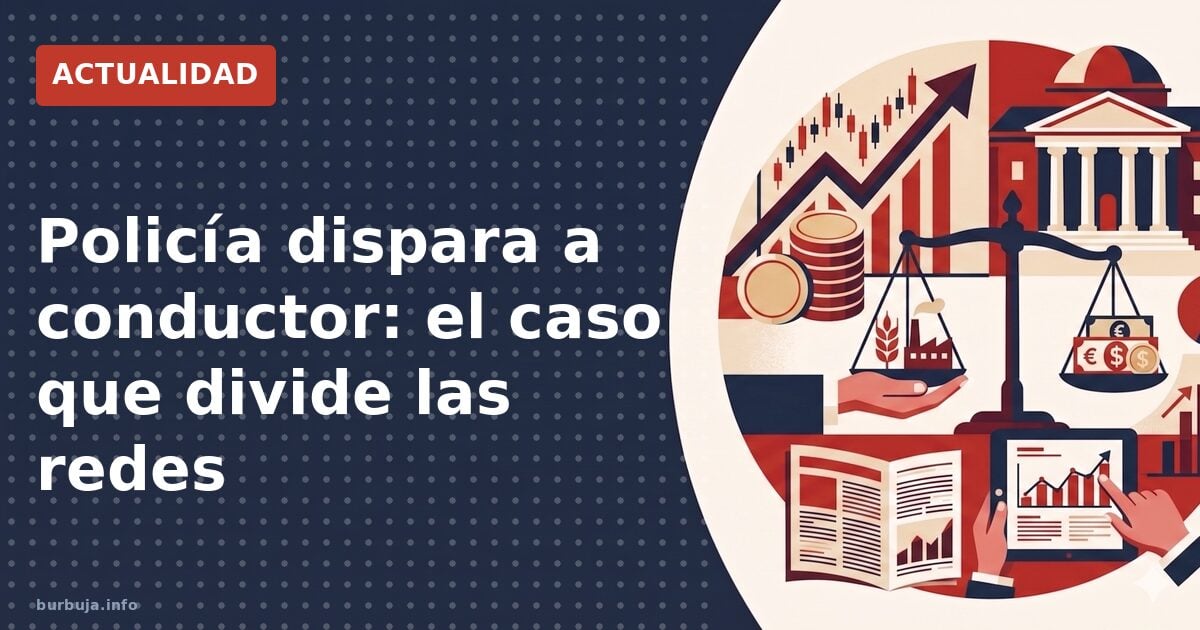 Policía dispara a conductor: el caso que divide las redes