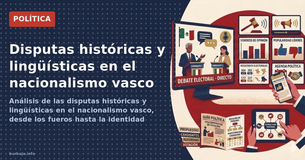 Análisis de las disputas históricas y lingüísticas en el nacionalismo vasco, desde los fueros hasta la identidad regional