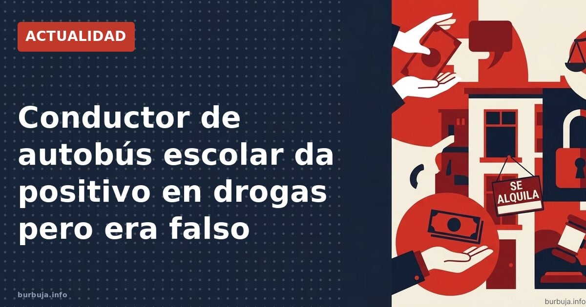 Autobús escolar: falso positivo en drogas