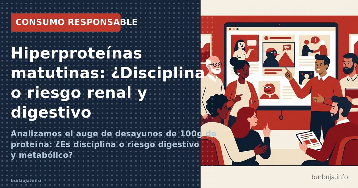 Analizamos el auge de desayunos de 100g de proteína: ¿Es disciplina o riesgo digestivo y metabólico?