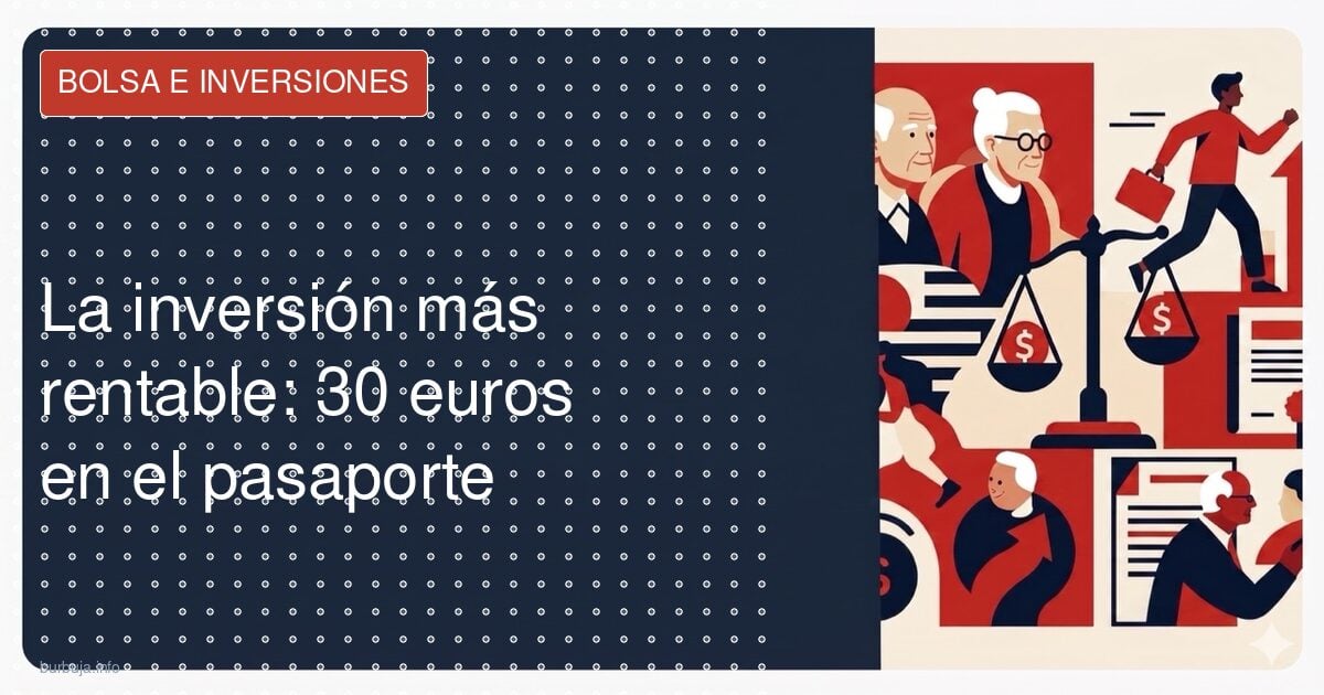 Un pasaporte de 30 euros como seguro ante el caos