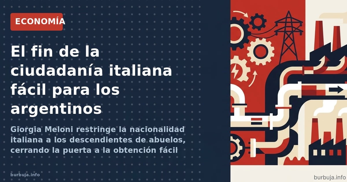 El fin de la ciudadanía italiana fácil para los argentinos