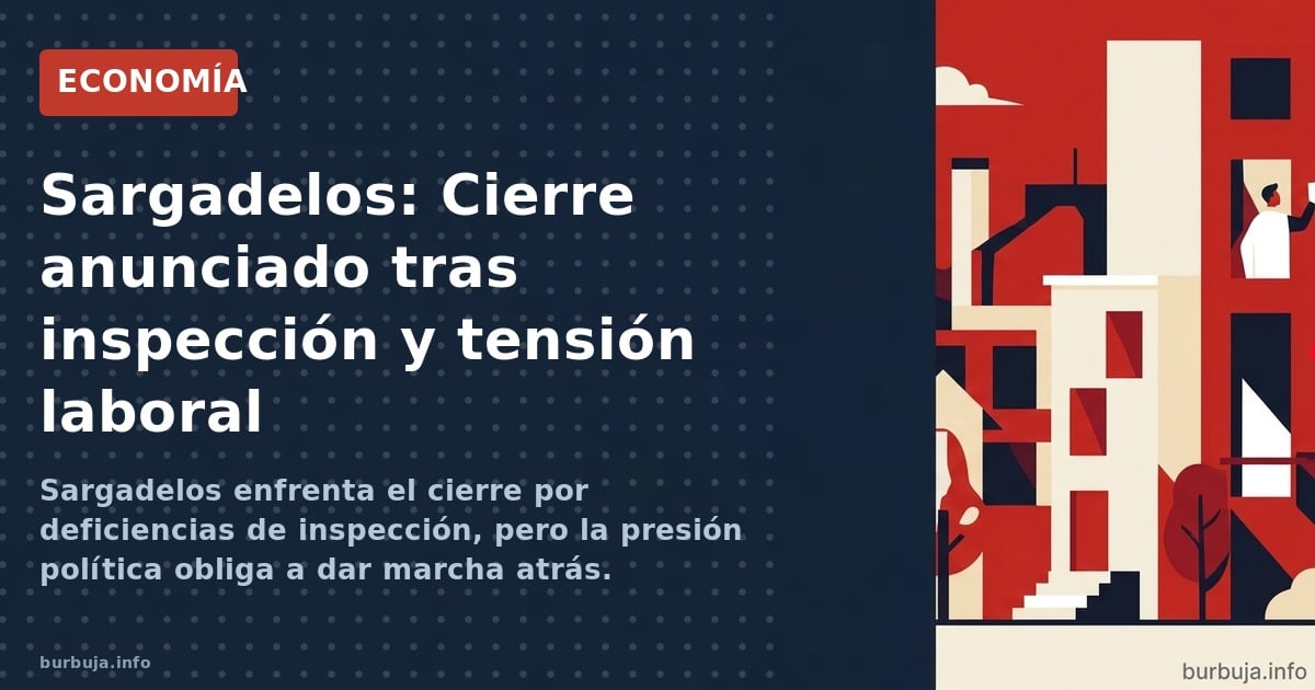 Sargadelos enfrenta el cierre por deficiencias de inspección, pero la presión política obliga a dar marcha atrás. Analizamos 