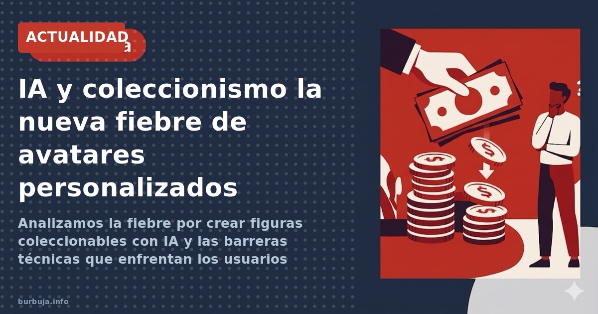 Analizamos la fiebre por crear figuras coleccionables con IA y las barreras técnicas que enfrentan los usuarios