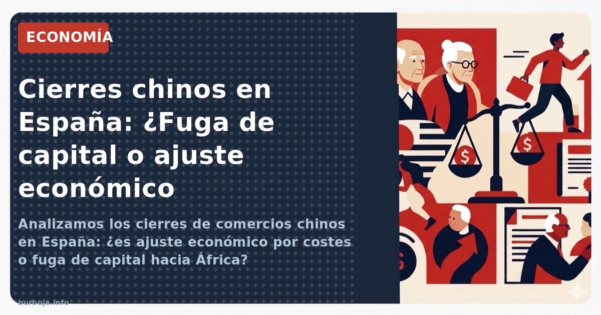 Analizamos los cierres de comercios chinos en España: ¿es ajuste económico por costes o fuga de capital hacia África?
