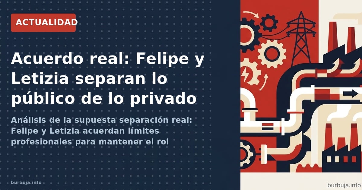 Análisis de la supuesta separación real: Felipe y Letizia acuerdan límites profesionales para mantener el rol institucional.