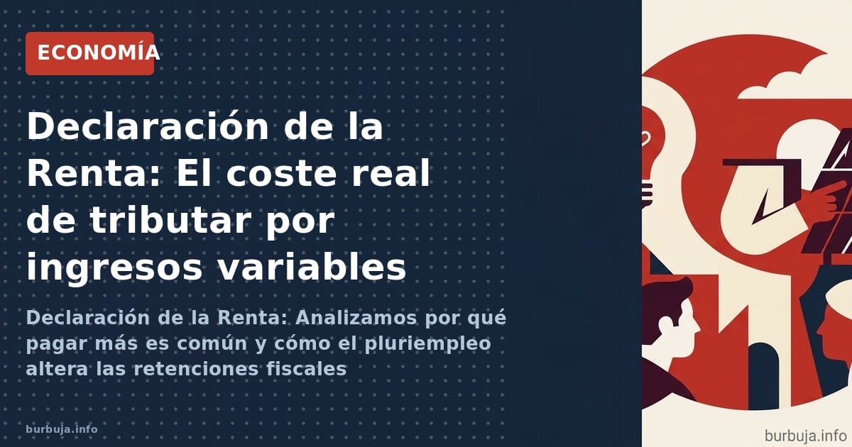 Declaración de la Renta: Analizamos por qué pagar más es común y cómo el pluriempleo altera las retenciones fiscales