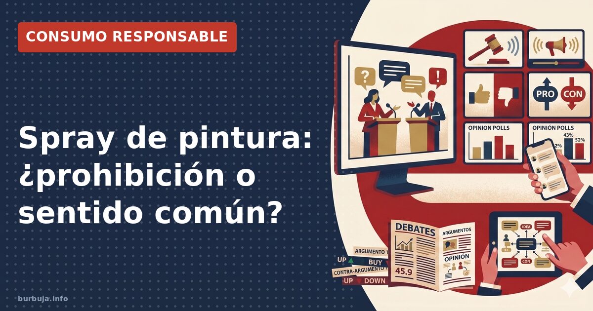 Spray de pintura: ¿prohibición o sentido común?