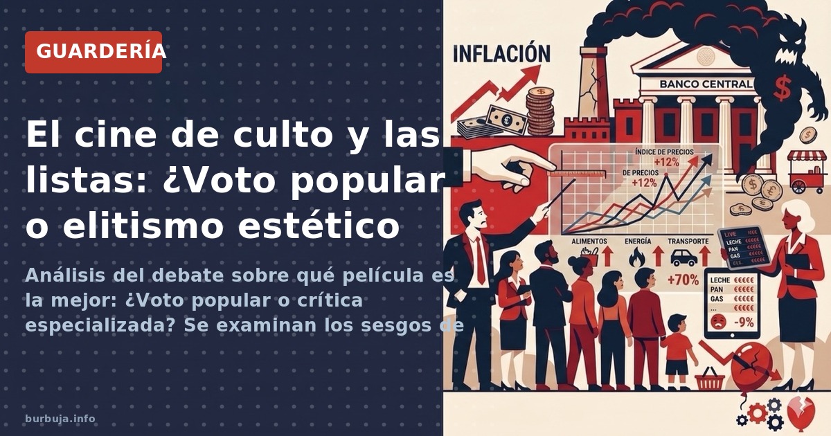 Análisis del debate sobre qué película es la mejor: ¿Voto popular o crítica especializada? Se examinan los sesgos de las list