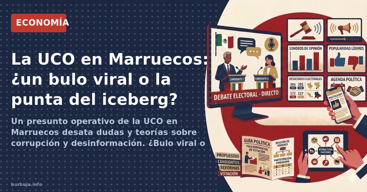Un presunto operativo de la UCO en Marruecos desata dudas y teorías sobre corrupción y desinformación. ¿Bulo viral o trama re