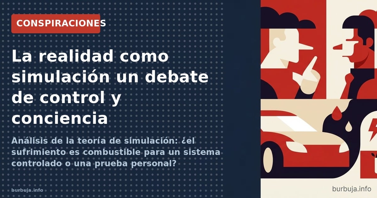 Análisis de la teoría de simulación: ¿el sufrimiento es combustible para un sistema controlado o una prueba personal?