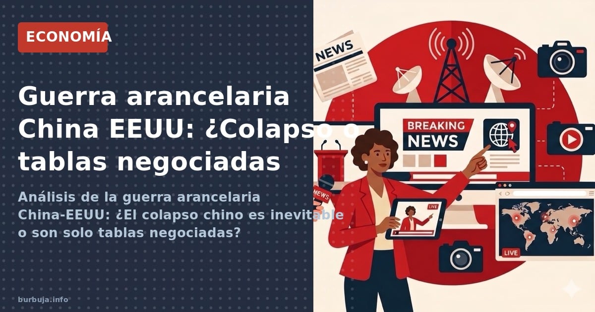 Análisis de la guerra arancelaria China-EEUU: ¿El colapso chino es inevitable o son solo tablas negociadas?