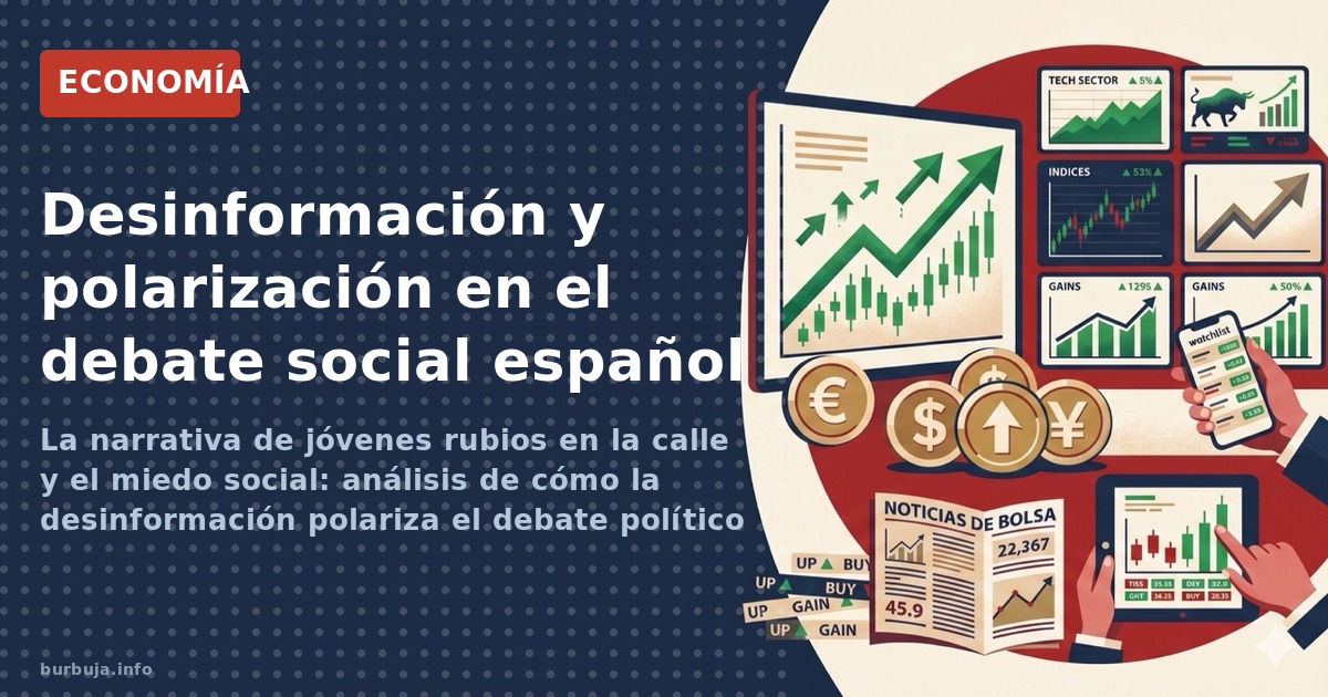 La narrativa de jóvenes rubios en la calle y el miedo social: análisis de cómo la desinformación polariza el debate político 