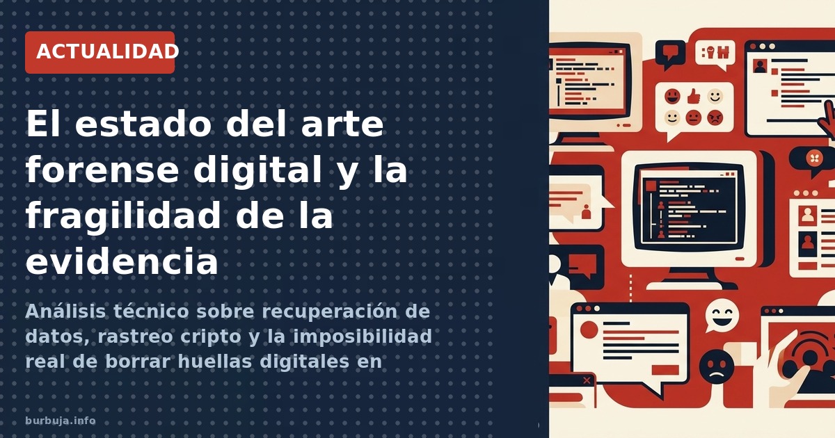 Análisis técnico sobre recuperación de datos, rastreo cripto y la imposibilidad real de borrar huellas digitales en litigios