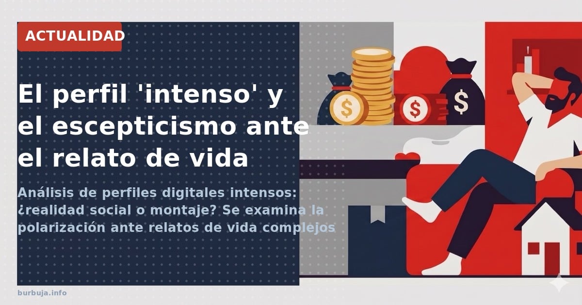 Análisis de perfiles digitales intensos: ¿realidad social o montaje? Se examina la polarización ante relatos de vida complejo