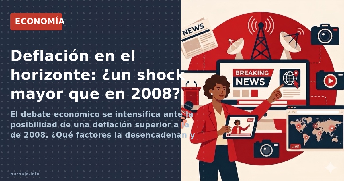 El debate económico se intensifica ante la posibilidad de una deflación superior a la de 2008. ¿Qué factores la desencadenan 