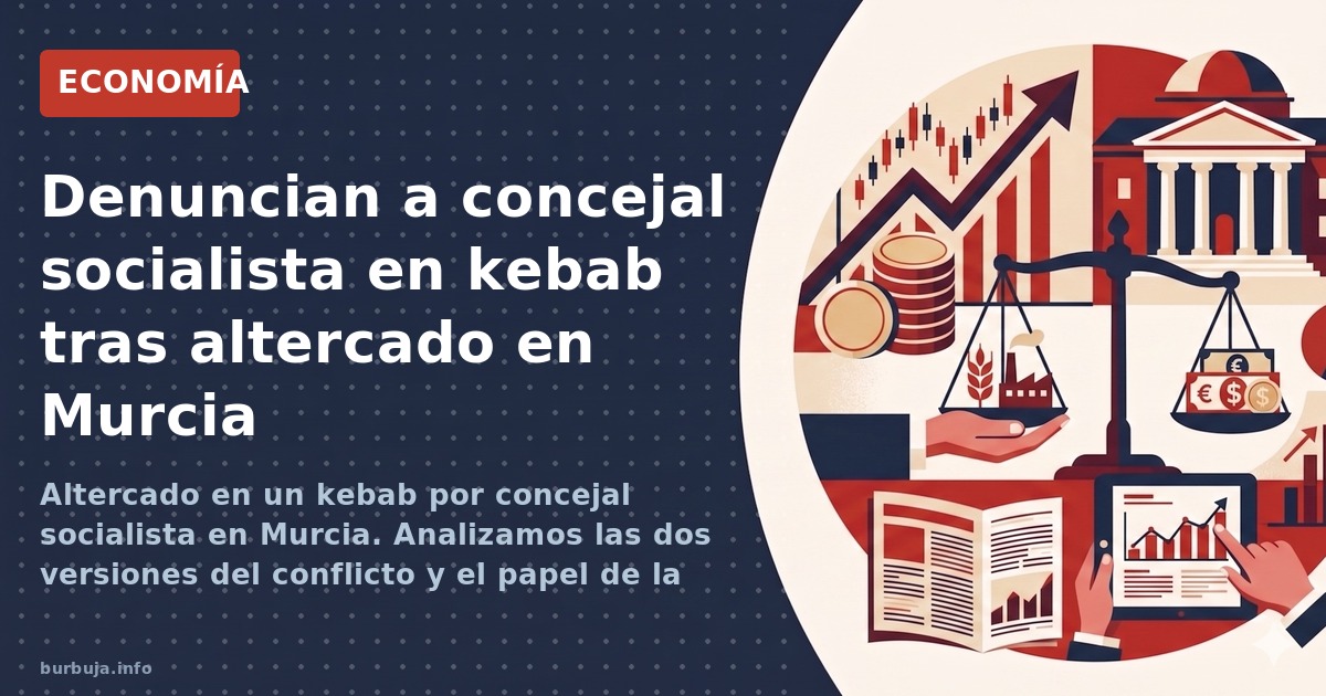 Altercado en un kebab por concejal socialista en Murcia. Analizamos las dos versiones del conflicto y el papel de la denuncia