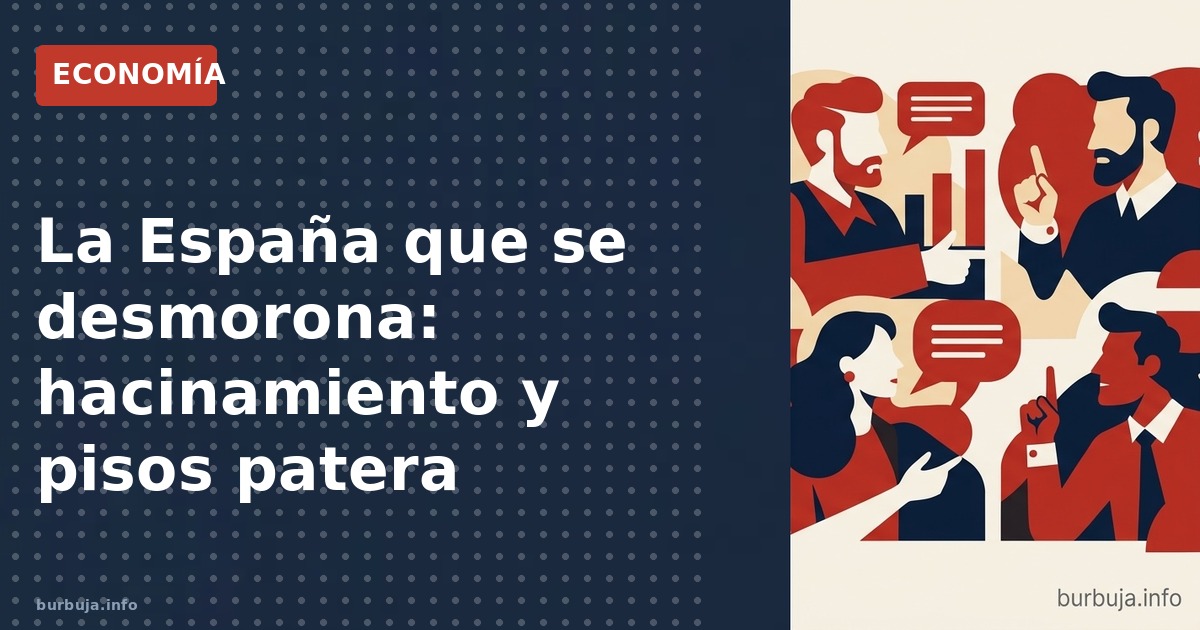 La España que se desmorona: hacinamiento y pisos patera