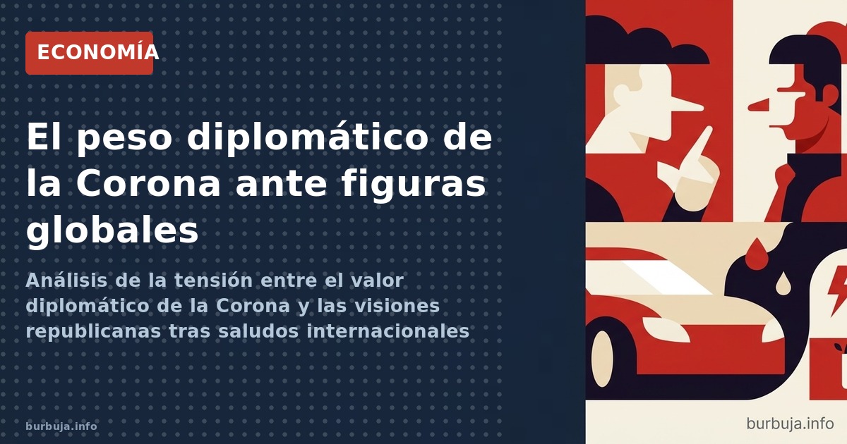 Análisis de la tensión entre el valor diplomático de la Corona y las visiones republicanas tras saludos internacionales