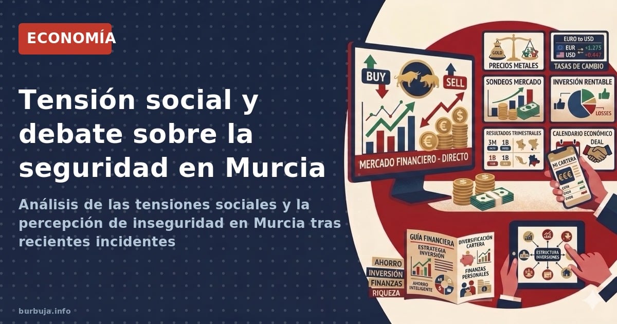 Análisis de las tensiones sociales y la percepción de inseguridad en Murcia tras recientes incidentes