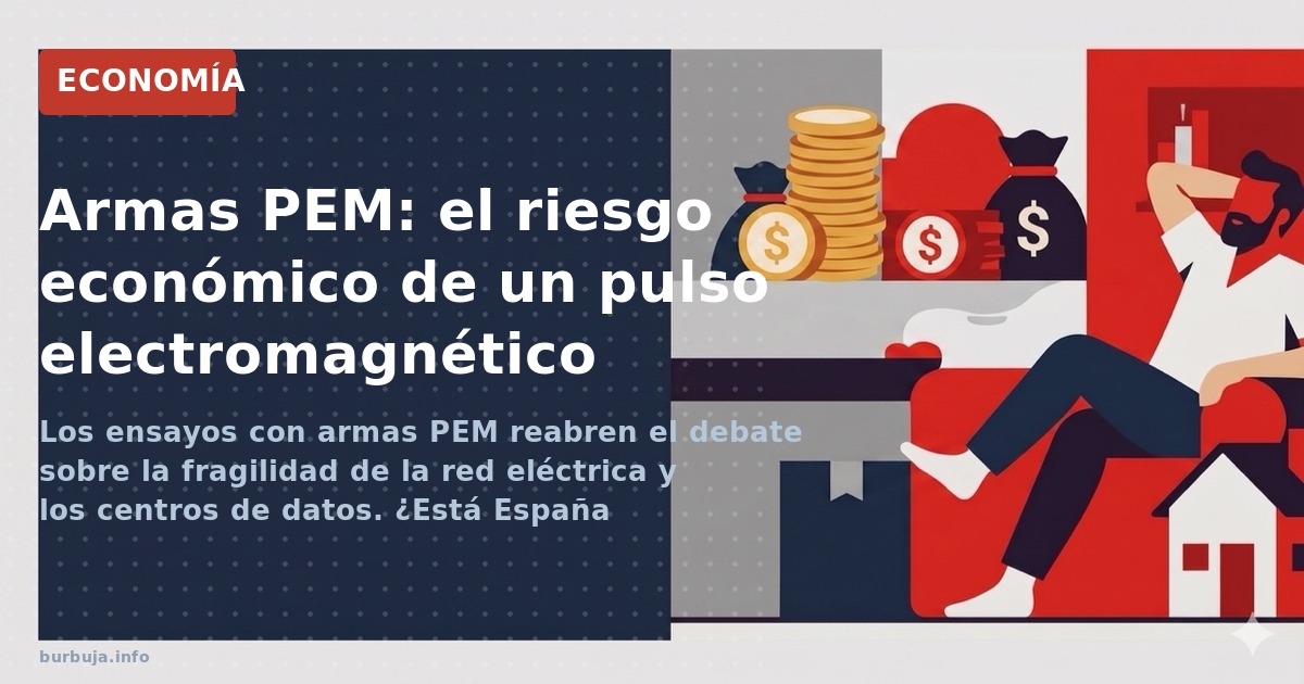 Los ensayos con armas PEM reabren el debate sobre la fragilidad de la red eléctrica y los centros de datos. ¿Está España prep