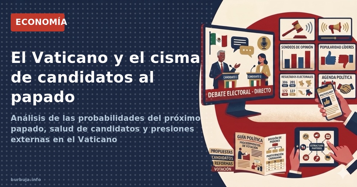 Análisis de las probabilidades del próximo papado, salud de candidatos y presiones externas en el Vaticano