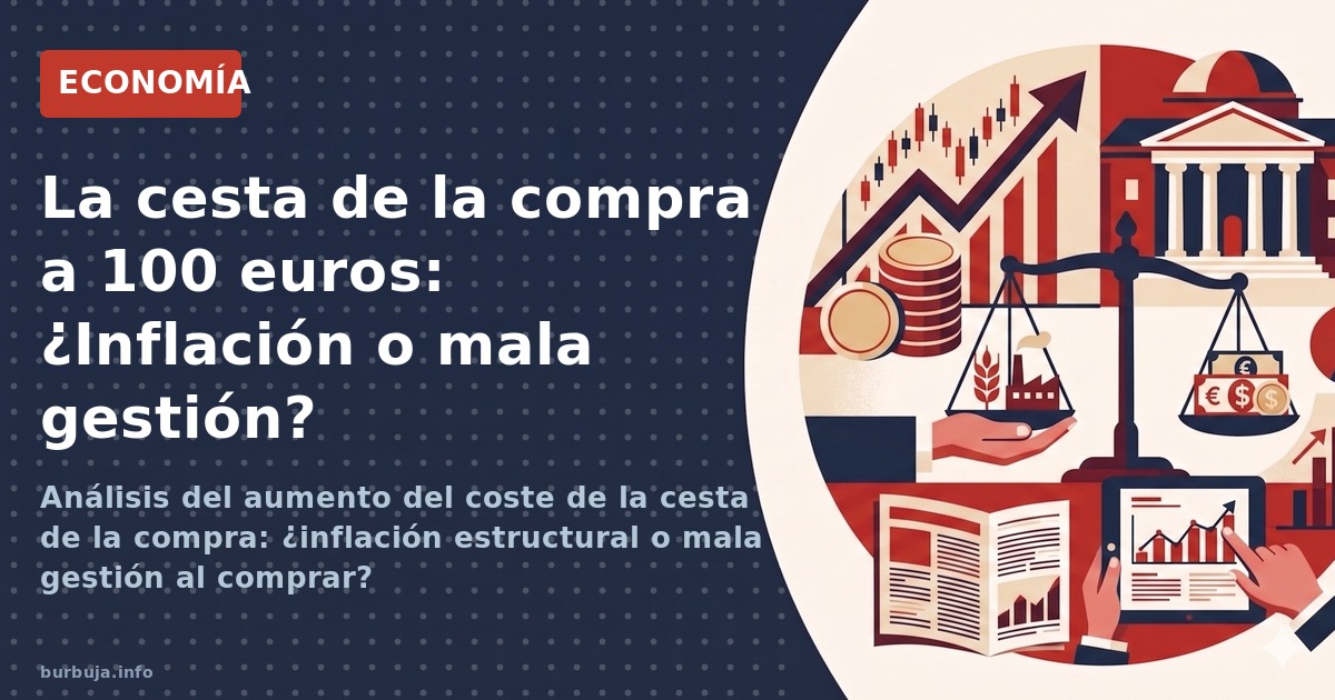 Análisis del aumento del coste de la cesta de la compra: ¿inflación estructural o mala gestión al comprar?
