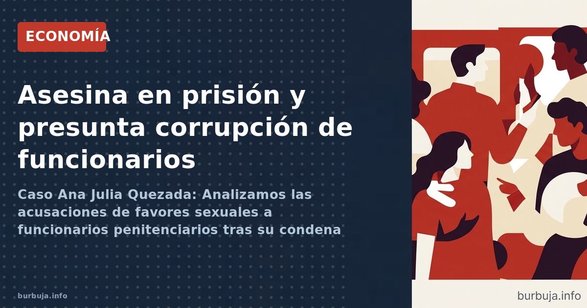 Caso Ana Julia Quezada: Analizamos las acusaciones de favores sexuales a funcionarios penitenciarios tras su condena por ases