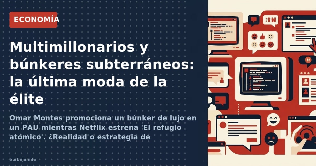Multimillonarios y búnkeres subterráneos: la última moda de la élite
